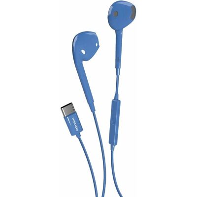 SBS Tubb Headset Kabelgebunden In-Ear Anrufe/Musik USB Type-C Blau SBS Tubb Headset Kabelgebunden In-Ear Anrufe/Musik USB Type-C Blau