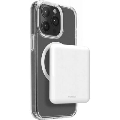 Puro Power Mag - Ricarica wireless - Power Bank 5000 mAh Puro Power Mag - Ricarica wireless - Power Bank 5000 mAh