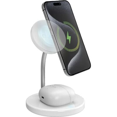 SBS Tewir2in1qi2 Wit Draadloze Oplader - Wireless Charger SBS Tewir2in1qi2 Wit Draadloze Oplader - Wireless Charger