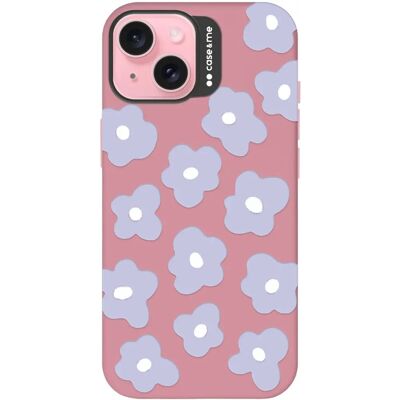 CASE&ME Fúcsia Rosa capa de silicone para iPhone 15 - Capinha CASE&ME Fúcsia Rosa capa de silicone para iPhone 15 - Capinha