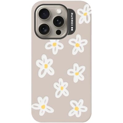CASE&ME Capinha Bege para iPhone 15 Pro - Acessório para Telefone CASE&ME Capinha Bege para iPhone 15 Pro - Acessório para Telefone