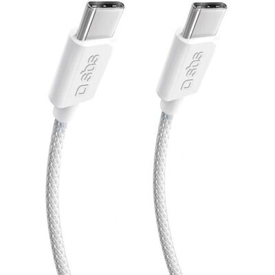 SBS USB-C Geflochtenes Kabel 4.0 - 1m - Grau SBS USB-C Geflochtenes Kabel 4.0 - 1m - Grau