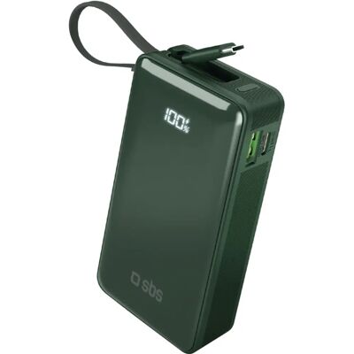Powerbank SBS 10000mAh Grønn - Rask lading, Power Delivery Powerbank SBS 10000mAh Grønn - Rask lading, Power Delivery