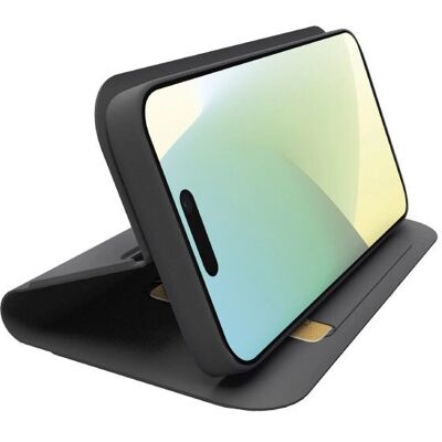 Coque portefeuille SBS pour iPhone 16 - Noir, Résistante aux chocs, Support Coque portefeuille SBS pour iPhone 16 - Noir, Résistante aux chocs, Support