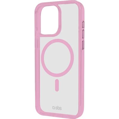 Custodia Rosa Trasparente SBS per iPhone 16 Pro - 16cm (6.3") - Cover per cellulare Custodia Rosa Trasparente SBS per iPhone 16 Pro - 16cm (6.3") - Cover per cellulare