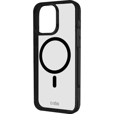 Coque SBS Mag Frame pour iPhone 16 Pro Max - Compatible MagSafe - Noir/Bleu/Transparent - Publicité Coque SBS Mag Frame pour iPhone 16 Pro Max - Compatible MagSafe - Noir/Bleu/Transparent - Publicité