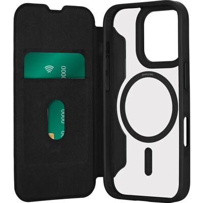 Puro Book Mag 2 Svart iPhone 16 Pro Max Etui Puro Book Mag 2 Svart iPhone 16 Pro Max Etui