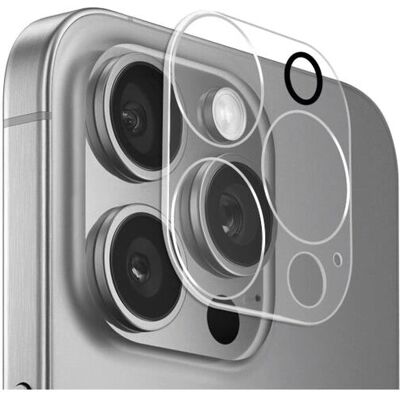 Puro iPhone 16 Pro / Max Camera Lens Protector - Transparant Puro iPhone 16 Pro / Max Camera Lens Protector - Transparant