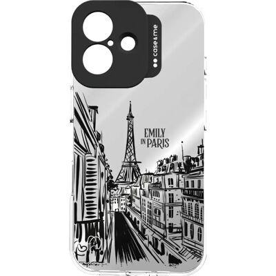 Case & Me iPhone 16 Capa - Torre Eiffel de Paris - Preto/Branco/Multicolor - Capinha Case & Me iPhone 16 Capa - Torre Eiffel de Paris - Preto/Branco/Multicolor - Capinha
