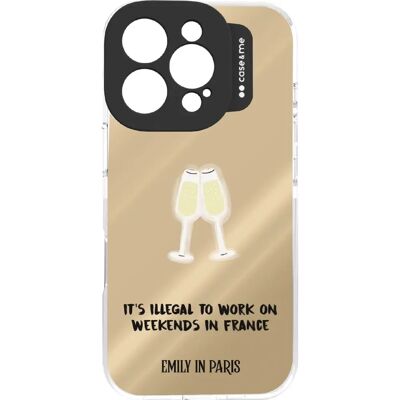 Case&Me - Emily in Paris - Capa para iPhone 16 Pro - Brinde Champagne Case&Me - Emily in Paris - Capa para iPhone 16 Pro - Brinde Champagne