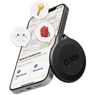 SBS Tefindbtapk GPS-Tracker - Schwarz - Wasserfest IP65 - GPS-Tracker/Finder SBS Tefindbtapk GPS-Tracker - Schwarz - Wasserfest IP65 - GPS-Tracker/Finder