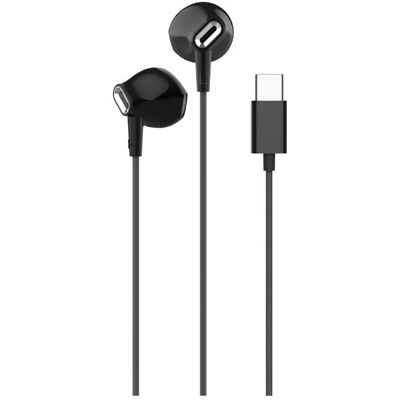 Fones de ouvido Puro PUIPHF34USBCBLK - In-ear com fio Chamadas/Música USB Type-C Preto Fones de ouvido Puro PUIPHF34USBCBLK - In-ear com fio Chamadas/Música USB Type-C Preto