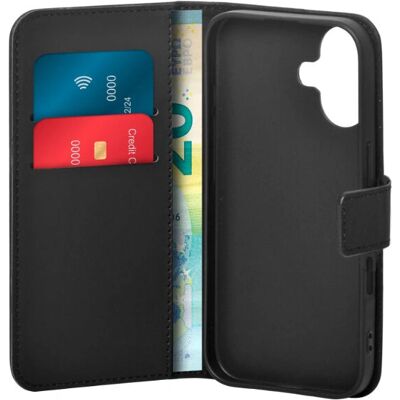 SBS PUIPC1661BOOKC8BLK Capa para telefone - Carteira iPhone 16 Preto SBS PUIPC1661BOOKC8BLK Capa para telefone - Carteira iPhone 16 Preto