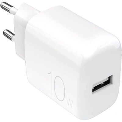 Chargeur mobile Puro PUTCUSBA10WDYWHI - 10W Charge rapide - Blanc - Publicité Chargeur mobile Puro PUTCUSBA10WDYWHI - 10W Charge rapide - Blanc - Publicité