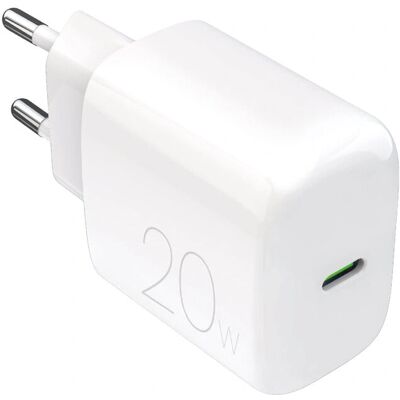 Chargeur d'appareil mobile PURO PUTCUSBC20WDYWHI - Charge rapide 20W, USB-C, Usage intérieur - Publicité Chargeur d'appareil mobile PURO PUTCUSBC20WDYWHI - Charge rapide 20W, USB-C, Usage intérieur - Publicité
