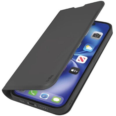 Capa Carteira iPhone 16e - Durável, Magnética, Apoio Capa Carteira iPhone 16e - Durável, Magnética, Apoio