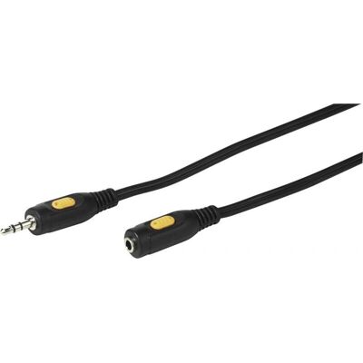Vivanco VVAJACK50MFK Audiokabel - 5m - Schwarz Vivanco VVAJACK50MFK Audiokabel - 5m - Schwarz