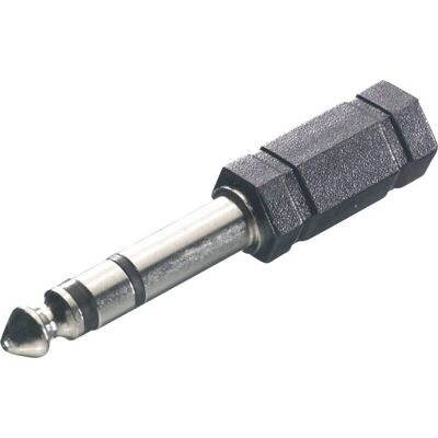 Vivanco - VVAJACKAD35F63M - 3.5 mm to 6.3 mm - Black - Adapter Vivanco - VVAJACKAD35F63M - 3.5 mm to 6.3 mm - Black - Adapter