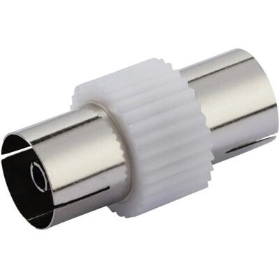 Vivanco Adaptador Coaxial Duplo F - Doppel-Coaxial-Adapter Vivanco Adaptador Coaxial Duplo F - Doppel-Coaxial-Adapter