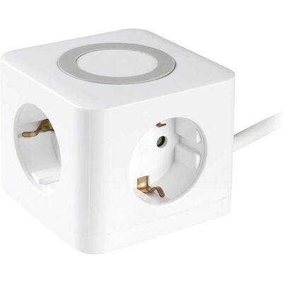 Vivanco VVELSTR2SCHSWCUW Verlengkabel - 1,4 m, 3 Stopcontacten, Binnen, Wit Vivanco VVELSTR2SCHSWCUW Verlengkabel - 1,4 m, 3 Stopcontacten, Binnen, Wit