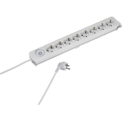 Vivanco - VVELSTR8SCHSWCOW - 1,4 m - 8 stopcontacten - Verlengkabel Vivanco - VVELSTR8SCHSWCOW - 1,4 m - 8 stopcontacten - Verlengkabel