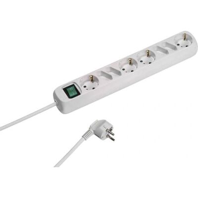 Vivanco - VVELSTRSCH4EU4SWK - 1.4m - Regua de energia Vivanco - VVELSTRSCH4EU4SWK - 1.4m - Regua de energia