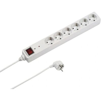 Vivanco - VVELSTRSCH6UPROTW - Zwart - Verlengkabel Vivanco - VVELSTRSCH6UPROTW - Zwart - Verlengkabel