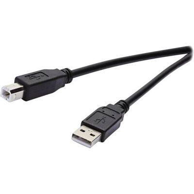 Vivanco VVIT31USBAB18MMK USB-Kabel - USB 2.0 - 1,8 m - Schwarz Vivanco VVIT31USBAB18MMK USB-Kabel - USB 2.0 - 1,8 m - Schwarz