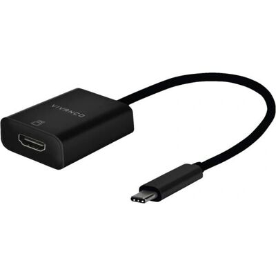 Vivanco VVITADHDMITCW USB Typ-C HDMI Adapter - Video Kabel 0,15 m Vivanco VVITADHDMITCW USB Typ-C HDMI Adapter - Video Kabel 0,15 m