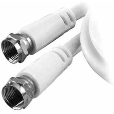 Câble coaxial Vivanco VVSAT100MMW - 10 m Type F Blanc Câble coaxial Vivanco VVSAT100MMW - 10 m Type F Blanc