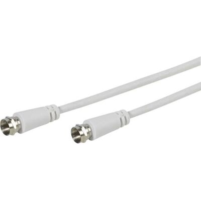 Câble coaxial Vivanco VVSAT50MMW - 5m Blanc Câble coaxial Vivanco VVSAT50MMW - 5m Blanc