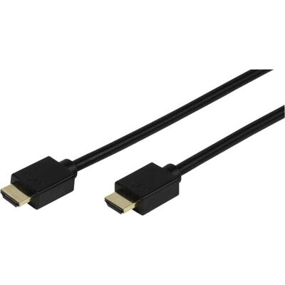 Vivanco HDMI-kabel - 2m - 4K/60Hz - Svart Vivanco HDMI-kabel - 2m - 4K/60Hz - Svart