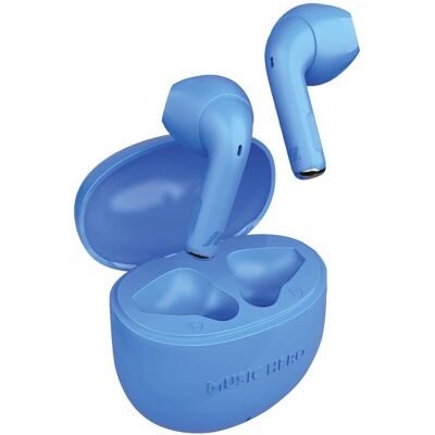 SBS Light Blue True Wireless Stereo Kopfhörer - Headphones SBS Light Blue True Wireless Stereo Kopfhörer - Headphones