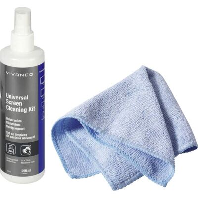 Vivanco VNCLEAN250ML - Rengjøringssett for LCD, LED, Plasma Vivanco VNCLEAN250ML - Rengjøringssett for LCD, LED, Plasma
