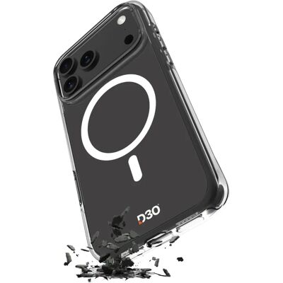 Puro iPhone 17 Pro Max Vit Transparent Skal - Mobilskal Puro iPhone 17 Pro Max Vit Transparent Skal - Mobilskal