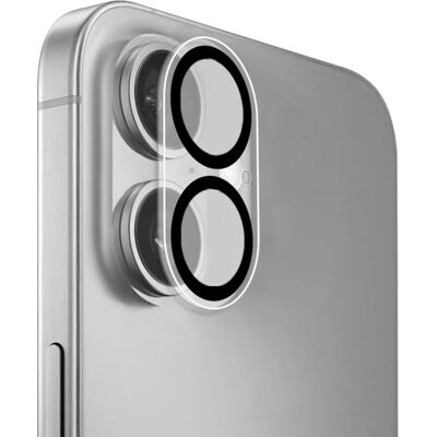 Protecteur d'objectif de caméra en verre trempé Puro pour iPhone 17 - Cadre noir Protecteur d'objectif de caméra en verre trempé Puro pour iPhone 17 - Cadre noir