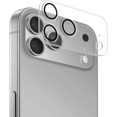 PURO PUSDGLIPHONE17P camerabeschermingslens - Zwarte rand - Telefoon scherm/achter bescherming PURO PUSDGLIPHONE17P camerabeschermingslens - Zwarte rand - Telefoon scherm/achter bescherming