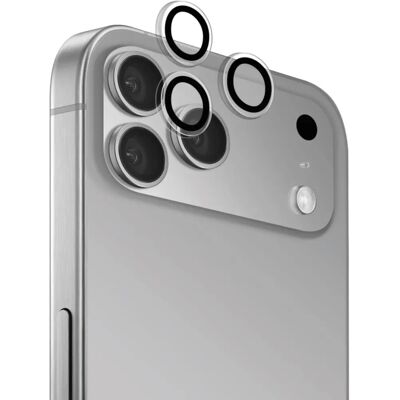 Protetor de Lente de Câmera e Tela Puro para iPhone 17 Pro Max - Estrutura Preta Protetor de Lente de Câmera e Tela Puro para iPhone 17 Pro Max - Estrutura Preta