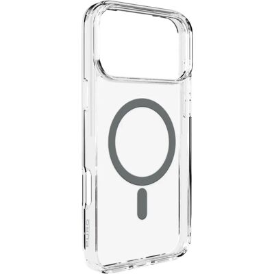 Custodia Ibrida Puro per iPhone 17 Pro Max - Grigia / Trasparente / Cioccolato - Cover Custodia Ibrida Puro per iPhone 17 Pro Max - Grigia / Trasparente / Cioccolato - Cover