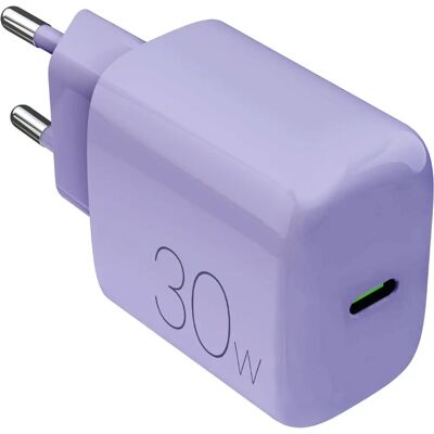 Puro Pro Lite Lavendel USB-C Rask Lader - 30W Puro Pro Lite Lavendel USB-C Rask Lader - 30W