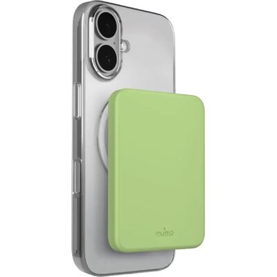 Powerbank MagSafe Puro 4200mAh - Ricarica wireless - Verde Powerbank MagSafe Puro 4200mAh - Ricarica wireless - Verde