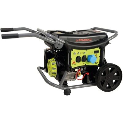 Pramac WX7000 - Generador de gasolina portátil - 6.1kW - Monofásico - AVR - Ruedas Pramac WX7000 - Generador de gasolina portátil - 6.1kW - Monofásico - AVR - Ruedas