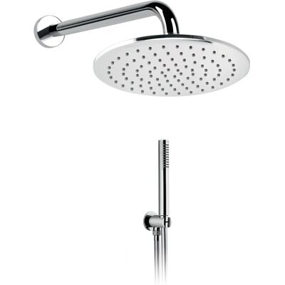 Kit Doccia Rotonda Palazzani - Cromo, Braccio 300mm e Testa 230mm Kit Doccia Rotonda Palazzani - Cromo, Braccio 300mm e Testa 230mm