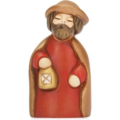 THUN Josef - Rote Keramik Krippenfigur - 9cm THUN Josef - Rote Keramik Krippenfigur - 9cm