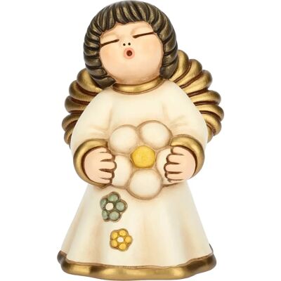 THUN Ange de l'Amitié avec Fleur - Format Petit - Céramique - 11,5cm de haut - Figurine Décorative THUN Ange de l'Amitié avec Fleur - Format Petit - Céramique - 11,5cm de haut - Figurine Décorative