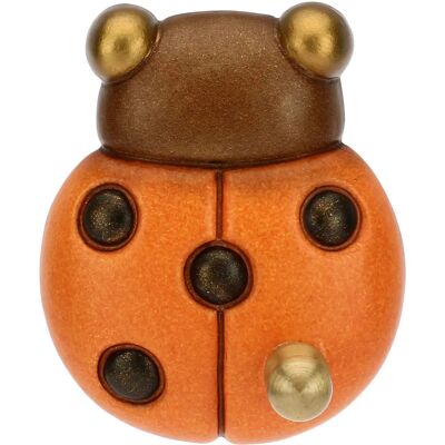 THUN - Gancio Porta Strofinaccio - forma coccinella - Ceramica - Towel Hook THUN - Gancio Porta Strofinaccio - forma coccinella - Ceramica - Towel Hook