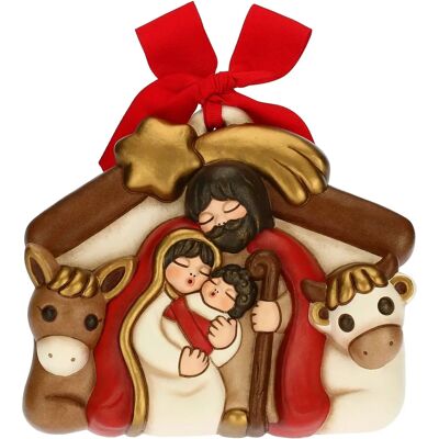 THUN - Formella con Presepe - Ceramica - Figura in ceramica THUN - Formella con Presepe - Ceramica - Figura in ceramica