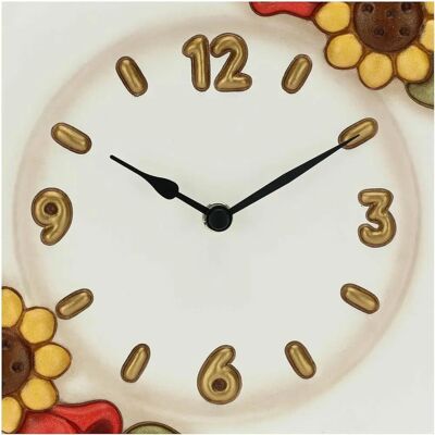 THUN - Orologio Pendolo Ceramica Decorata - Wall Clock THUN - Orologio Pendolo Ceramica Decorata - Wall Clock