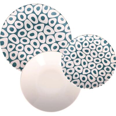 Rose & Tulipani Sea Stones Esstischservice für 6 Personen Rose & Tulipani Sea Stones Esstischservice für 6 Personen