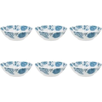 Rose Tulipani ONIRIA Assiettes à soupe - Ensemble de 6 Rose Tulipani ONIRIA Assiettes à soupe - Ensemble de 6